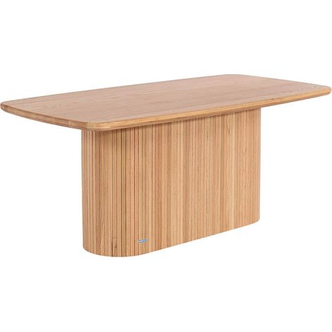 Mesa de comedor HOME DELUXE RABOS – Roble aceitado natural