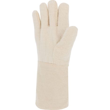 Gant coton tissé Paume double épaisseur Manchette 15 cm T10 - SINGER - PRP75415  T10