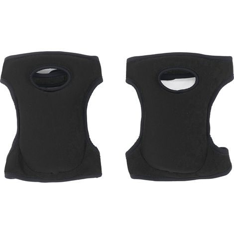 1 Pair Adjustable Knee Pads Multifunctional Waterproof Gardening Kneeling Pad for Household Work Baby Bath Black