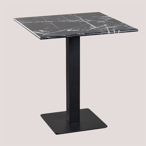 Table de Bar Carrée en Marbre Livanto SKLUM &x2194&xFE0E 70 cm (1/5)