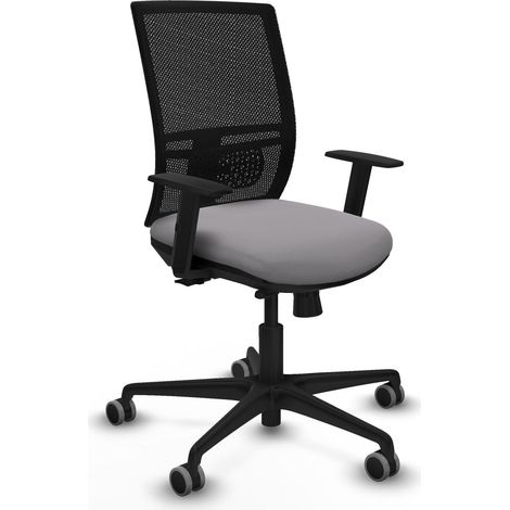 Silla de oficina piqueras y crespo Yunquera cuero sintético negro (1/2)