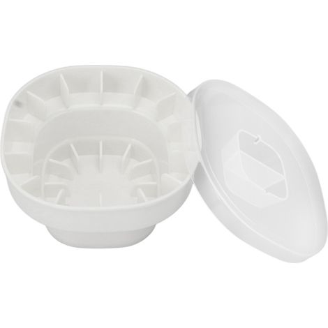 Seau à glace pliable en silicone souple compact et transportable refroidisseur de boissons pour fête pique-nique crème (1/5)