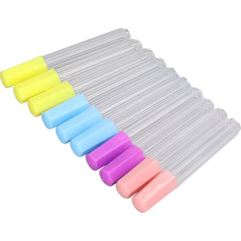 10 Tubes de Rangement pour Aiguilles en Plastique Transparent - Étui de Protection pour Couture et Laine (1/5)
