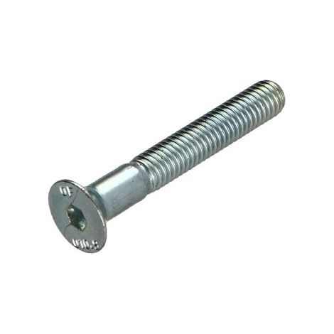 Vis métaux FHC tête fraisée empreinte hexagonale creuse Clé de 4 HC4 M6X40 Filetage partiel Classe 10.9 Acier-30 pièces