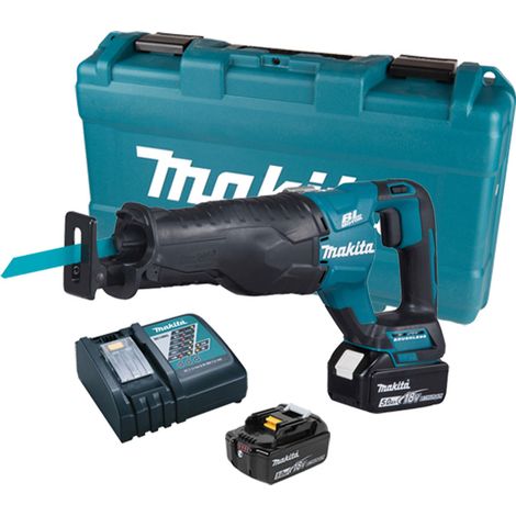 Makita DJR187RTE 18V 2x5.0Ah LXT Li-ion Brushless Recip Saw Kit
