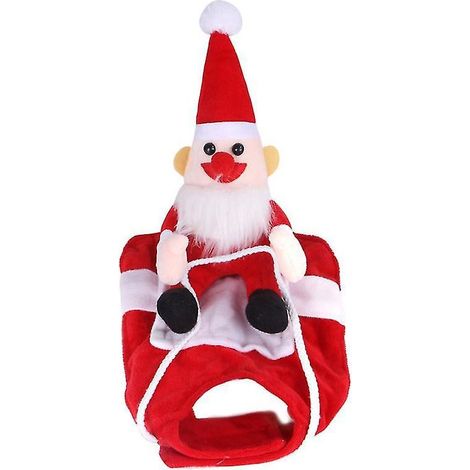 1 costume de Père Noël chevauchant un chien (1/3)
