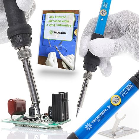 Saldatore di precisione Techrebal "Blue Jet" TBJ60W con potenziometro 60W