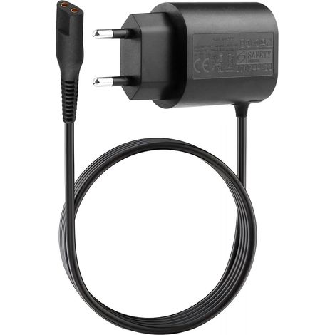 12V 0.4A Chargeur pour Braun Rasoir Séries 9/7/6/5/4/3/2/1 1M Électrique Câble d’Alimentation de Remplacement Cordon de Recharge Adaptateur pour Braun (1/5)