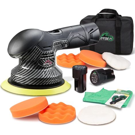 Polisseuse Compacte Sans Fil 12V, Excentrique Voiture Polisseuse (1/5)