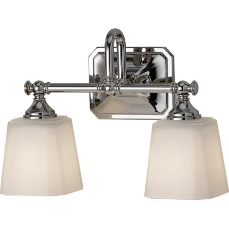 Elstead Concord - 2 luci per bagno sopra specchio cromato lucido IP44, G9 (1/5)