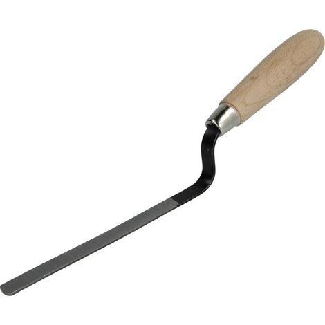Fugenkelle HAROMAC Form D lang 10mm Stahl, gehärtet blaues Heft