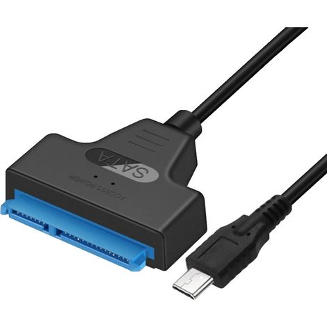 Cavo da SATA a USB, trasferimento dati ad alta velocità, design compatto, Type-C 22 cm (1/2)