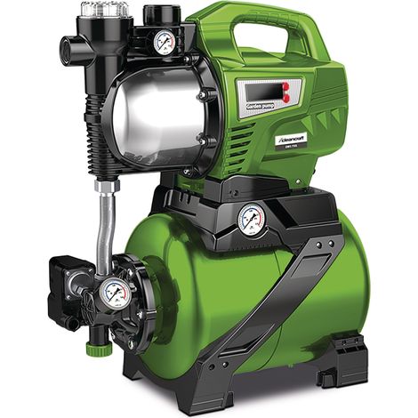 Groupe de surpression préfiltre intégré et affichage numérique - capacité 4.560 l/h - 1,1 kW 230 V Cleancraft DWS 1105