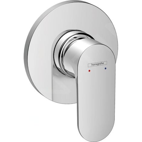 Hansgrohe – Mitigeur de douche encastré chrome – Cartouche céramique – Limiteur de température réglable – Débit 28,7 l/min – 72649000 (1/3)