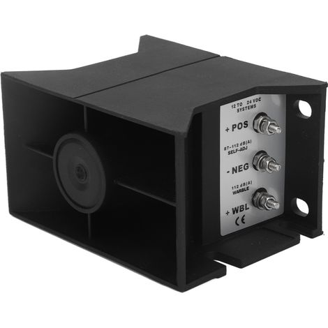 Avertisseur sonore puissant 112DB 30W Klaxon de recul inverse pour camion remorque génie mécanique voiture (1/5)