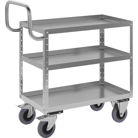eurokraft pro, Chariot de montage CustomLine, 3 tablettes, (1/5)