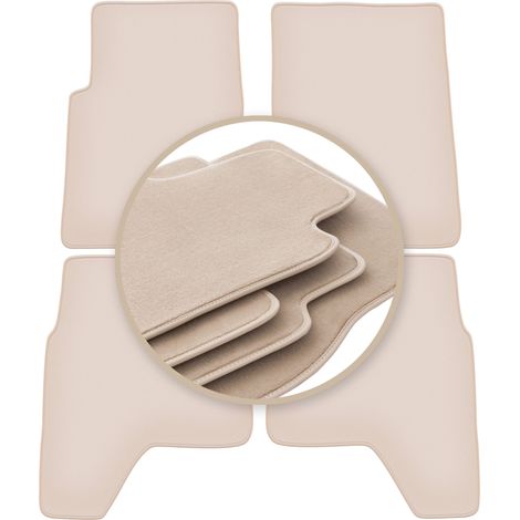 Hochwertige beige Fußmatten für Hyundai Galloper Offroad 1991-2003 (1/5)