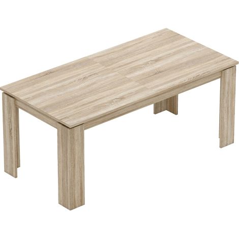 Tavolo da pranzo allungabile in legno effetto rovere, 180-260 cm, per 6-10 persone (1/5)