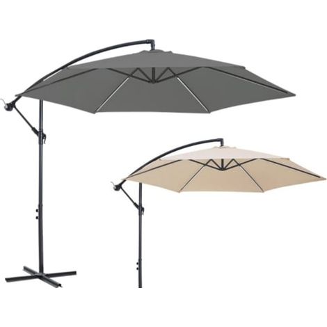 OMBRELLONI PRO LAMPARA D.3MT GRIGIO