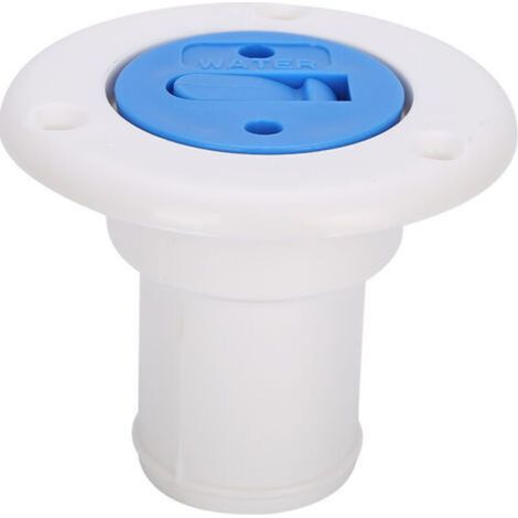 Bouchon de remplissage d'eau de pont Bride de réservoir de remplissage pour tuyau de 1 1/2 po Accessoire de yacht de bateau marin RV