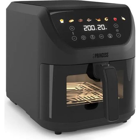 Freidora de aire Princess 182476 negro 8 litros 2000 W