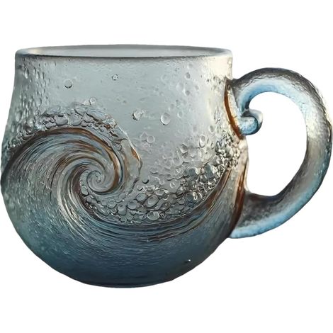 Mugs En Verre Tasse 300ml Gourde Mug Café Transparent Boissons Chaudes Froides Gobelet Verre Transparent Maison Cuisine Bureau Fête Adultes Femmes Hommes (1/5)