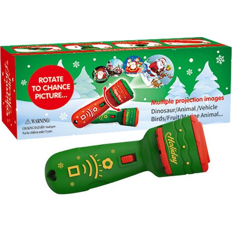 AIDUCHO Lampe Torche De Projecteur Amusante Pour Enfants De Noël, 24 Types D'images Lampe Torche De Projecteur Avec Père Noël, Renne Et Costume D'animaux Pour Garçons Et Filles, Tout-Petits, Enfants (1/4)