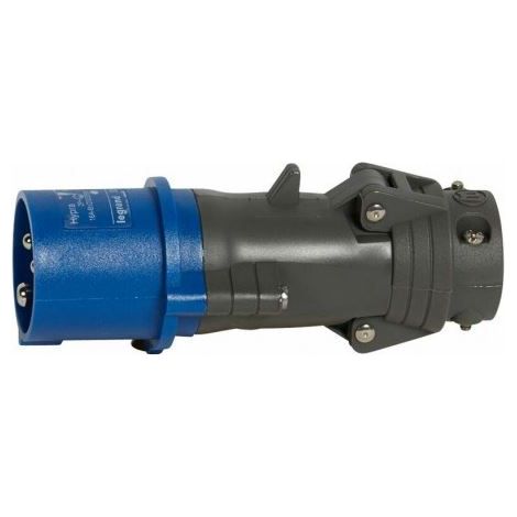 Fiche mobile droite Hypra IP44 16A - 200V à 250V - 3P+N+T - plastique - LEGRAND