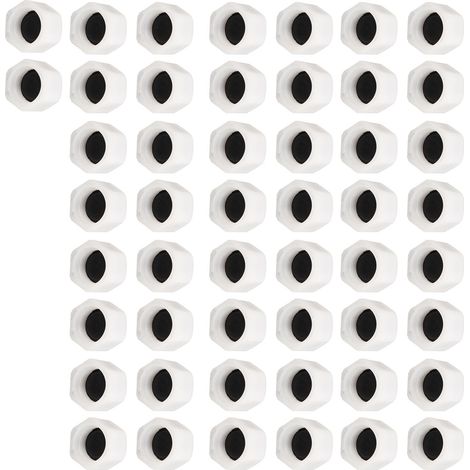 50 bouchons de valve de climatisation automobile, haute performance d'étanchéité, taille compacte, adaptés aux voitures, camions et véhicules de construction, 1/2 pouce. (1/5)