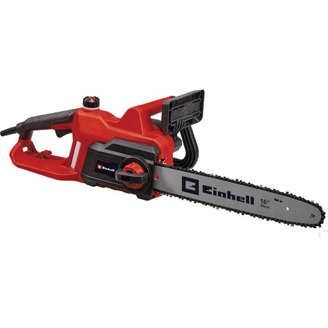 Einhell Tronçonneuse électrique GC-EC 2040 (puissance de 2 000 W, guide-chaîne de longueur 40 cm, tension de chaîne sans outil, vitesse maximale de la chaîne de 15,5 m/s)