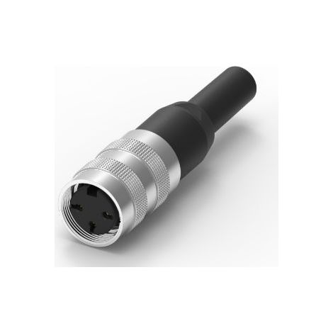 Connecteur DIN RS PRO, 3 contacts, Femelle, Montage sur câble, A souder ( Prix pour 1 )