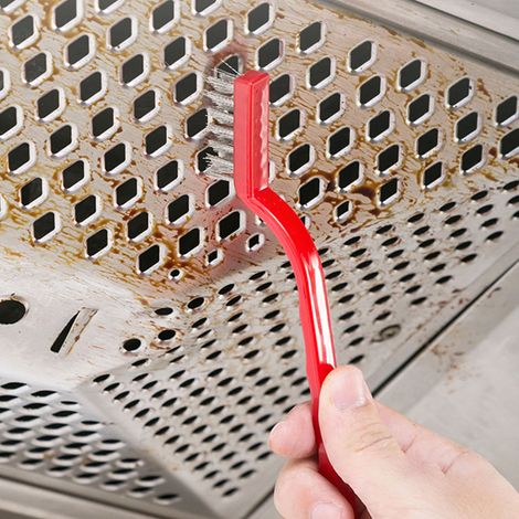 Brosse pour cuisinière, nettoyant pour hotte de cuisine, nettoyant pour fond de casserole, brosse métallique (1/5)