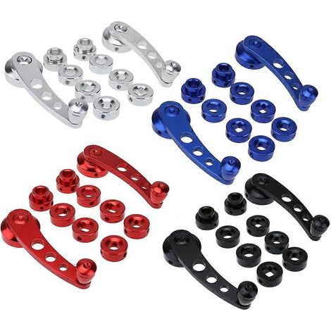 Kit de 2 poignées de lève-vitres manuelles universelles en alliage d'aluminium pour voiture, poignées de rechange universelles (1/5)