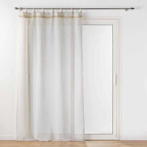Gardine mit HolzringenMILEO, 140 x 240 cm (1/5)