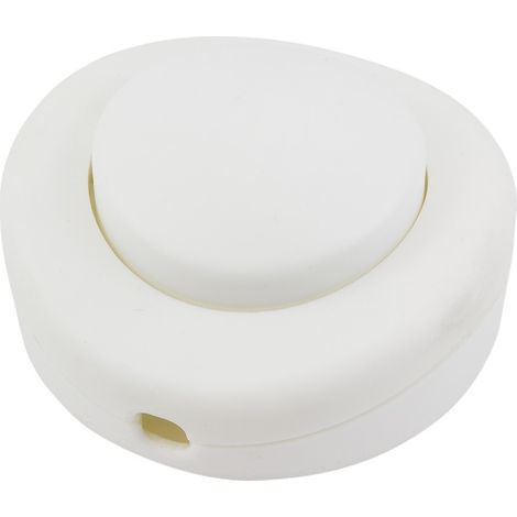 poly pool - interruttore unipolare 2 a con morsetto di terra bianco