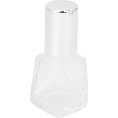 Flacon Parfum Rechargeable 8ml Vide à Rouleau Acier Inoxydable pour Huiles Essentielles, Bouchon Argenté, Voyage Portable (1/5)