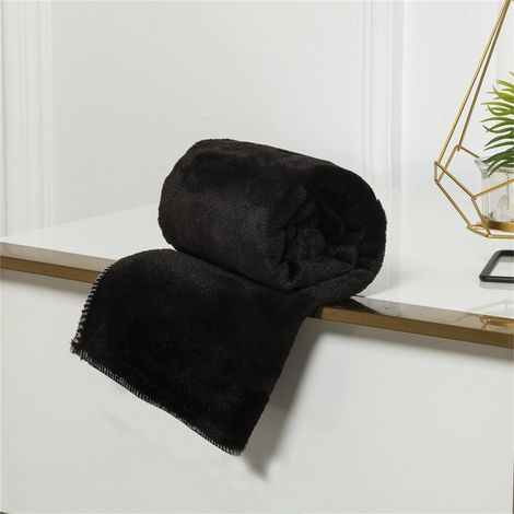 Couverture Jetable - Microfibre Polaire - 100 x 140 cm - Pour Canapé Lit Camping Voyage - 1 Pièce (1/2)
