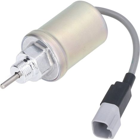 Elettrovalvola carburante taglio 24V, solenoide stop motore U85206452, compatibile con Perkins HL403C-15. (1/5)