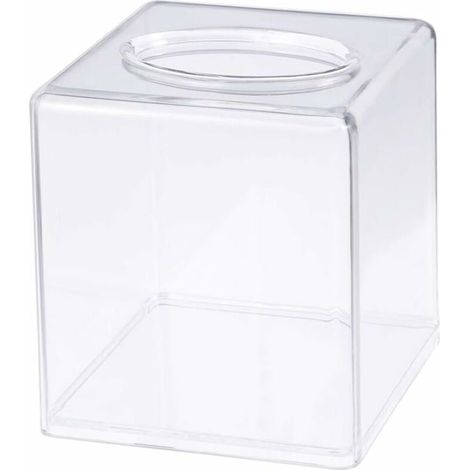 Green Mobility-Boîte de Couverture de Tissu Transparent Papier de Soie Carré Support Acrylique Distributeur de Mouchoirs pour La Maison Salon Chambre Salle de Bains Restaurants (1/5)