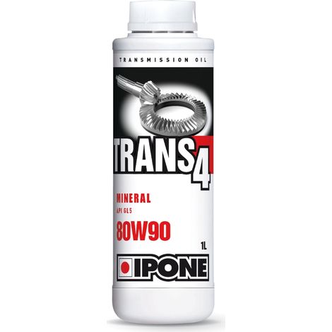 Aceite para engranajes Ipone 80W90 TRANS 1L para transmisiones de quads y ATV.