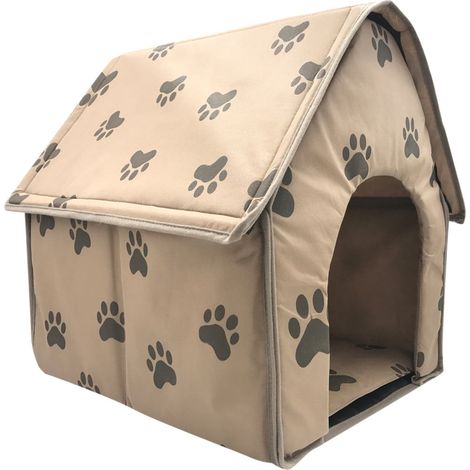 Maison Pour Chien - Tente Pliable Pour Animaux De Compagnie - Pour Chiens Et Chats De Petite Et Moyenne Taille - Intérieur Extérieur - 47x49x49 Cm (1/5)