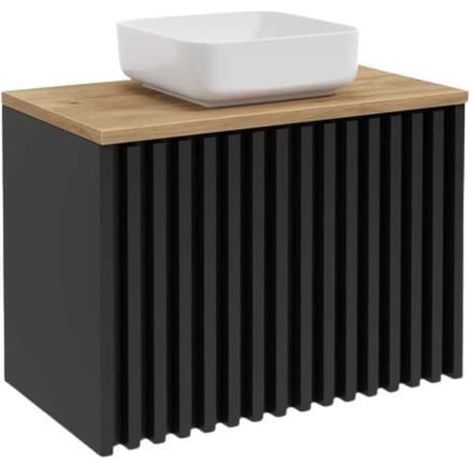 Meuble sous-plan - SAT Delano 80×56×45 - Noir