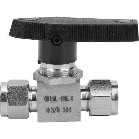 Vanne à aiguille de contrôle de débit haute pression - Acier inoxydable 304 - SS‑44S6Ф3/8 (1/5)