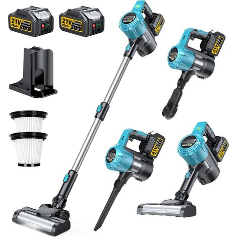 Aspirateur Balai sans Fil 55000 Pa 650W, 70 Min, Moteur sans balais, Réservoir à Poussière 1,6 L, Brosse Anti-enchevêtrement, Tient Debout Tout Seul avec Trois Embouts, pour Poils d’animaux, Moquettes (1/5)