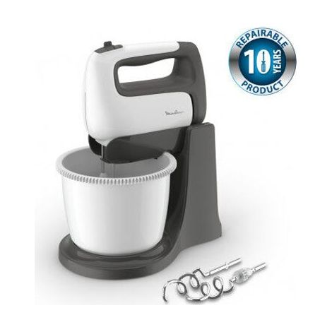 Sbattitore Elettrico Moulinex HM4641 Prepmix con Ciotola Bianco Grigio (1/5)