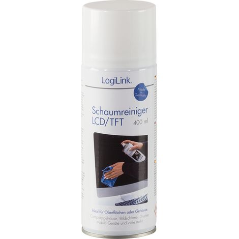 Espuma limpiadora de 0,4 L para pantallas LCD, LED, TFT y plasma, sin dejar marcas de alcohol. (1/5)