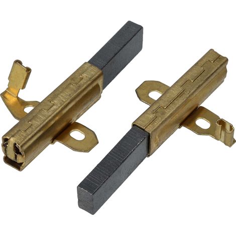 vhbw 2x balais charbon 6,3 x 14 x 32 mm compatible avec Ametek Lamb 6210820005, 063200236, TF S1 aspirateur humide / à sec