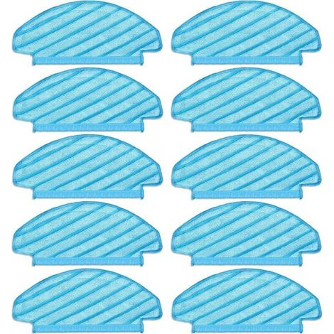 (10 pièces) Tampons de vadrouille lavables et réutilisables pour aspirateur T8/ T8et/ T8 AIVI/ Série T8/ N8 Pro, chiffons de vadrouille, lingettes de nettoyage durables (1/4)