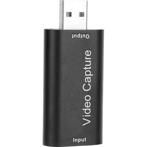 Carte d'acquisition vidéo HDMI HD USB 2.0 Mini adaptateur portable noir pour PC (1/5)