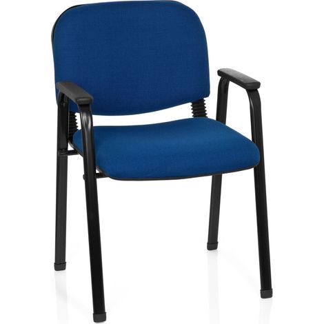 Chaise visiteur / Chaise XT 650 noir/bleu hjh OFFICE